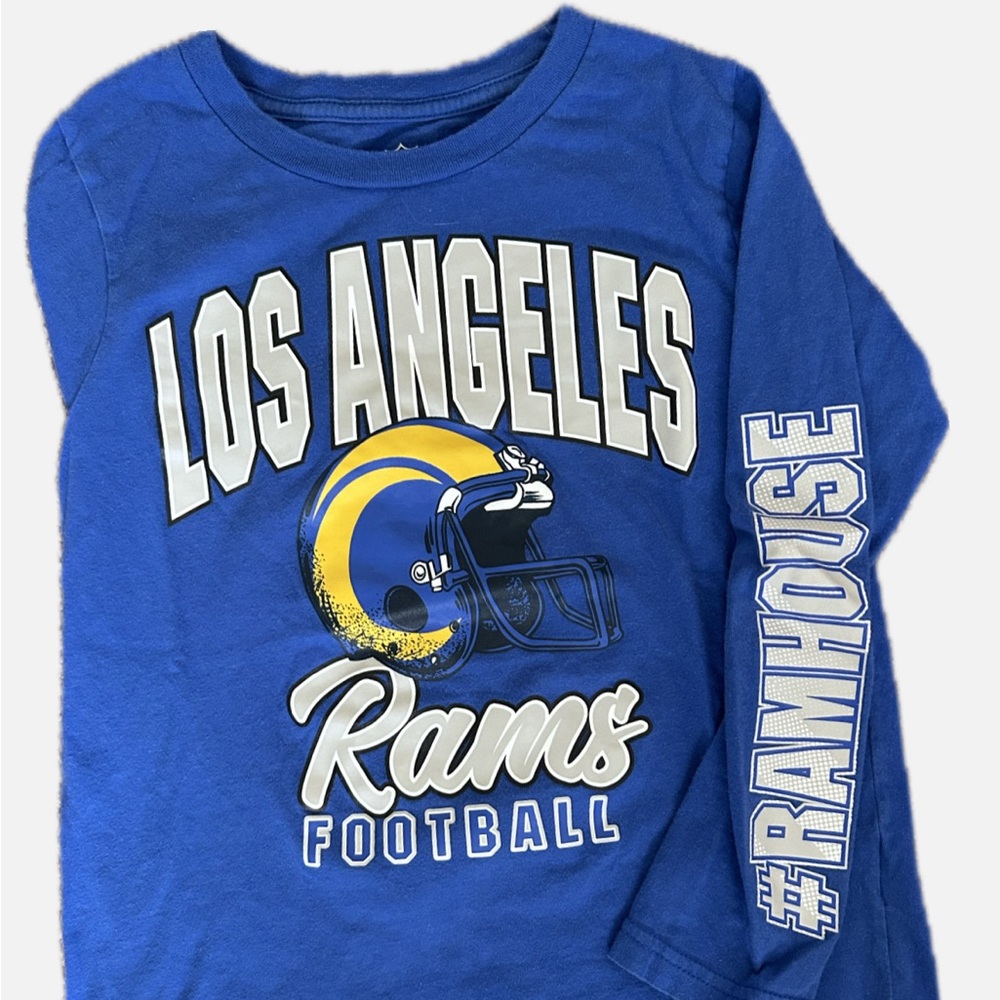 Los Angeles Rams Kids Blue Long Sleeve Shirt